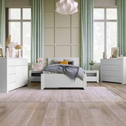 Bedroom Sets, 5 Pieces Bedroom Sets, Wood Bedroom Sets With Queen Platform Bed, Nightstand*2, Dresser & Mirror, Champagne Silver 31 Bedroom Sets, 5 Pieces Bedroom Sets, Wood Bedroom Sets With Queen Platform Bed, Nightstand*2, Dresser & Mirror, Champagne Silver -Delta Children Shop 51YRpewPpuL. AC