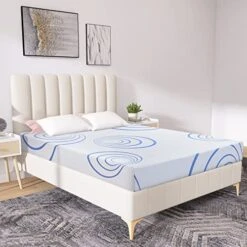 Full Size Memory Foam Mattress 8 Inch Gel Bamboo Charcoal AeroFusion Mattress In A Box,Breathable Medium Mattress Supportive & Pressure Relief,Made In USA, CertiPUR-US Certified