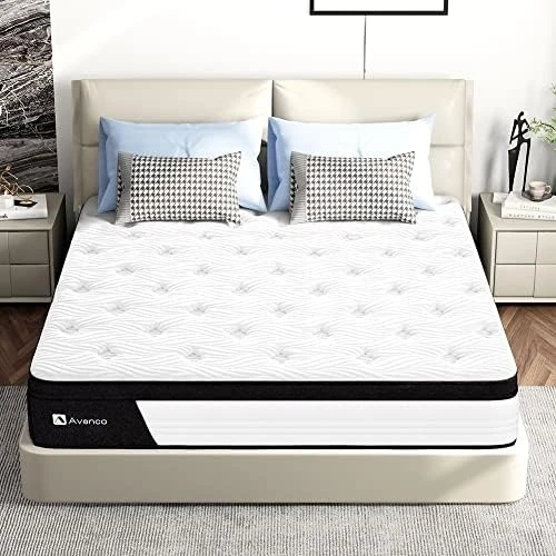 Full Hybrid Mattress, 12 Inch Full Mattress, Medium Firm Mattress Full In A Box With Pocket Spring And Gel Memory Foam, Strong Edge Support, CertiPUR-US, 100 Nights Trial 14 Full Hybrid Mattress, 12 Inch Full Mattress, Medium Firm Mattress Full In A Box With Pocket Spring And Gel Memory Foam, Strong Edge Support, CertiPUR-US, 100 Nights Trial - Image 12