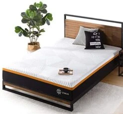 INUS 12 Inch Cooling Copper ADAPTIVE Pocket Spring Hybrid Mattress / Moisture Wicking Cover / Cooling Foam / Pocket Innersprings For Motion Isolation / Mattress-in-a-Box, Queen, Off-white -Delta Children Shop 51aGDvDftL. AC