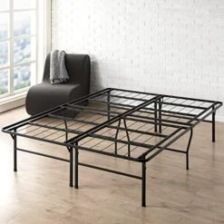 18 Inch Metal Platform Beds W/Heavy Duty Steel Slat Mattress Foundation (No Box Spring Needed), Queen, Black 26 18 Inch Metal Platform Beds W/Heavy Duty Steel Slat Mattress Foundation (No Box Spring Needed), Queen, Black -Delta Children Shop 51b9DrtAzwL. AC 2