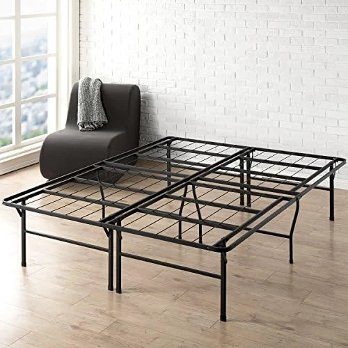 18 Inch Metal Platform Beds W/Heavy Duty Steel Slat Mattress Foundation (No Box Spring Needed), Queen, Black 12 18 Inch Metal Platform Beds W/Heavy Duty Steel Slat Mattress Foundation (No Box Spring Needed), Queen, Black - Image 10