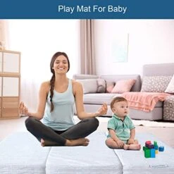 Waterproof Pack And Play Mattress Topper 38" X 26" Foldable Style, Breathable Soft Bamboo Portable Trifold Playard Mattress Topper, Baby Foam Playpen Mattresses For Boys Girls -Delta Children Shop 51bWroeCqdL