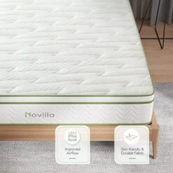 Queen Mattress, 12 Inch Gel Memory Foam Hybrid Mattress With Pocketed Coil For Pressure Relief & Motion Isolation, Medium Firm Mattress Queen In A Box, Amenity 18 Queen Mattress, 12 Inch Gel Memory Foam Hybrid Mattress With Pocketed Coil For Pressure Relief & Motion Isolation, Medium Firm Mattress Queen In A Box, Amenity -Delta Children Shop 51f8pFGXQ6L