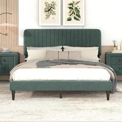 4-Pieces Bedroom Funiture Set With Storage Bench, Full Upholstered Bed, 2 Nightstands And Bench Ottoman End Of Bed -Delta Children Shop 51fwSOFJgLL. AC