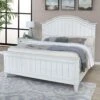 Saline Wood Camelback Planked Queen Bed With Dresser, Mirror, Two Nightstands, White -Delta Children Shop 51gLe0R0zXL
