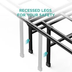 INUS SmartBase Super Heavy Duty Mattress Foundation With 4400lbs Weight Capacity / 14 Inch Metal Platform Bed Frame / No Box Spring Needed / Sturdy Steel Frame / Underbed Storage, King -Delta Children Shop 51gYOjtwo8L