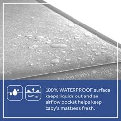 Sealy Soybean Foam-Core Waterproof Baby Crib And Toddler Mattress - Lightweight Soybean Foam-Core - Made In USA, 52"x28" -Delta Children Shop 51gpbs62BsL