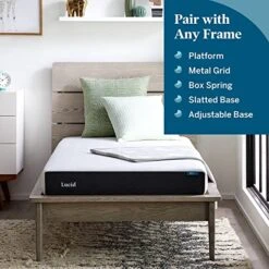 Ucid 6 Inch Twin Mattress - Firm Gel Memory Foam Mattress Twin— Bamboo Charcoal Mattress In A Box—CertiPur Certified 16 Ucid 6 Inch Twin Mattress - Firm Gel Memory Foam Mattress Twin— Bamboo Charcoal Mattress In A Box—CertiPur Certified -Delta Children Shop 51guZEfvCxL