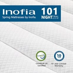 Full Size Mattress, 10 Inch Full Mattress In A Box, Cool Memory Foam And Innerspring Hybrid Mattress, Breathable Comfortable Mattress, Supportive & Pressure Relief, Full Mattress -Delta Children Shop 51jMNGr3g5L