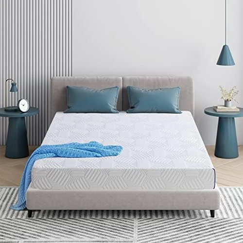 Twin Size Mattress,8 Inch Memory Foam Cooling Gel Green Tea Infused Mattress,Pressure Relief,Medium Firm,Full Size Mattress In A Box,CertiPUR-US Certified,White 9 Twin Size Mattress,8 Inch Memory Foam Cooling Gel Green Tea Infused Mattress,Pressure Relief,Medium Firm,Full Size Mattress In A Box,CertiPUR-US Certified,White - Image 7