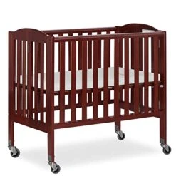 Dream On Me 2-in-1 Folding Birch Portable Crib, Cherry 14 Dream On Me 2-in-1 Folding Birch Portable Crib, Cherry -Delta Children Shop 51kDc0Su4JL