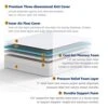 Queen Mattress, SOFTSEA 8 Inch Cool Gel Memory Foam Mattress In A Box For A Medium Comfort -Delta Children Shop 51l0S6zSEeL