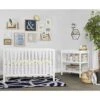Nursery Essentials Bundle Of Dream On Me Ridgefield 5-in-1 Convertible Crib, Dream On Me Ridgefield Changing-Table, With A Dream On Me Honeycomb Orthopedic Firm Fiber Standard Crib Mattress