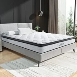 14 Inch King Mattress, Gel Foam Mattress Hybrid Mattress, Made In USA, CertiPUR-US Certified, Individually Wrapped Pocket Coils Innerspring Mattress In A Box, 76 * 80 * 14 Inch -Delta Children Shop 51oKdir2ML. AC