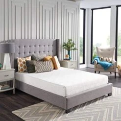 Ealy 6" Medium-Firm Adaptive Memory Foam Mattress With CopperChill Technology, Cooling Memory Foam Mattress For Pressure Relief, Twin, White -Delta Children Shop 51p Yxp5A3L. AC