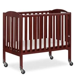 Dream On Me 2-in-1 Folding Birch Portable Crib, Cherry 16 Dream On Me 2-in-1 Folding Birch Portable Crib, Cherry -Delta Children Shop 51qDOZdoI9L 1