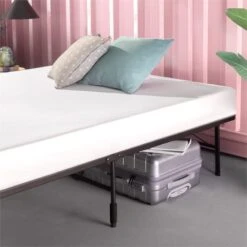 INUS SmartBase Tool-Free Assembly Mattress Foundation / 14 Inch Metal Platform Bed Frame / No Box Spring Needed / Sturdy Steel / Underbed Storage, Queen -Delta Children Shop 51qG47Ynb5L