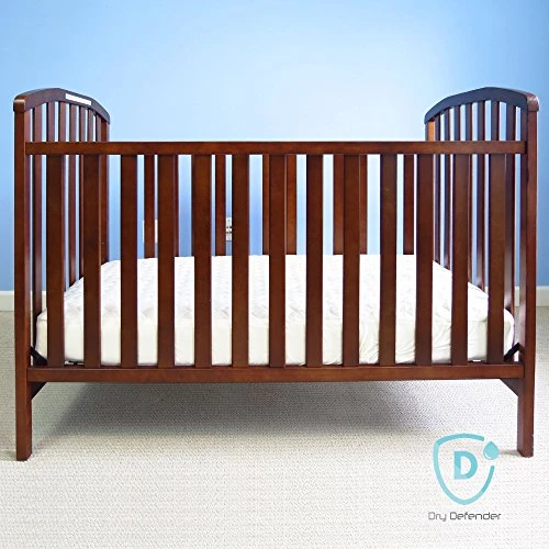 Organic Cotton Waterproof Fitted Crib Pad - Natural Baby Crib Mattress Cover & Protector - Unbleached, Non-Toxic & Hypoallergenic (28" X 52" X 7") 4 Organic Cotton Waterproof Fitted Crib Pad - Natural Baby Crib Mattress Cover & Protector - Unbleached, Non-Toxic & Hypoallergenic (28" X 52" X 7") - Image 2