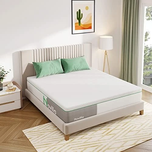 Queen Size Mattress, 12 Inch Gel Memory Foam Queen Mattress For Cooling Sleep & Pressure Relief, Medium Soft With Motion Isolation, Mattress In A Box, Lullaby 7 Queen Size Mattress, 12 Inch Gel Memory Foam Queen Mattress For Cooling Sleep & Pressure Relief, Medium Soft With Motion Isolation, Mattress In A Box, Lullaby - Image 5