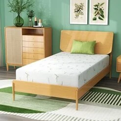 WOod-it Twin Mattress, 6 Inch Twin Size Memory Foam Mattresses In A Box Cooling Gel Mattress For Kids Bunk Trundle Bed Daybed, Medium Firm -Delta Children Shop 51sA665LFCL. AC