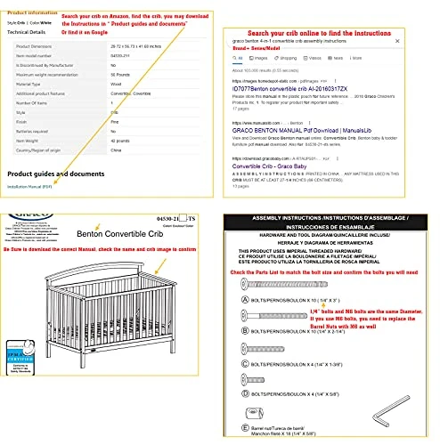Sprite Science Baby Bed Crib Screws And Bolts Hardware Kit 16mm 20mm 30mm 40mm 45mm 50mm 55mm 70mm 75mm 85mm Bolts Barrel Nuts For Furniture Bunk Cot Crib Bed 5 Sprite Science Baby Bed Crib Screws And Bolts Hardware Kit 16mm 20mm 30mm 40mm 45mm 50mm 55mm 70mm 75mm 85mm Bolts Barrel Nuts For Furniture Bunk Cot Crib Bed - Image 3