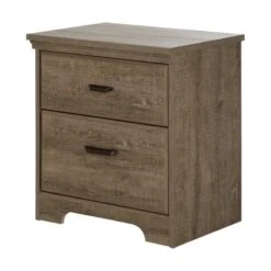 3 Piece Modern Bedroom Furniture Set - 8 Drawer Bedroom Dresser/Small Nightstand With Drawers - Set Of 2 / Distressed Grey Oak -Delta Children Shop 51seS6Ru6NL