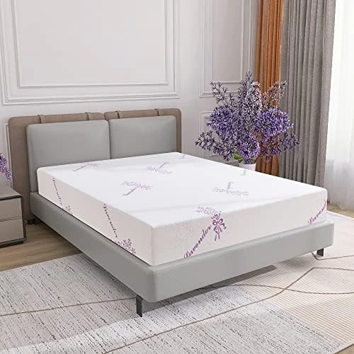 8 Inch Twin Memory Foam Mattress,Cooling Lavender Mattress In A Box,Medium-Firm Mattress Made In USA,Pressure Relief & Temperature Regulation,Fiberglass-Free,CertiPUR-US Certified 11 8 Inch Twin Memory Foam Mattress,Cooling Lavender Mattress In A Box,Medium-Firm Mattress Made In USA,Pressure Relief & Temperature Regulation,Fiberglass-Free,CertiPUR-US Certified - Image 9