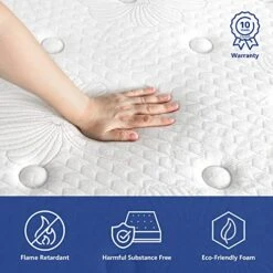 9 Inch Breeze Gel Infused Memory Foam Innerspring Mattress, Mattress In A Box, CertiPUR-US Certified, Queen 13 9 Inch Breeze Gel Infused Memory Foam Innerspring Mattress, Mattress In A Box, CertiPUR-US Certified, Queen -Delta Children Shop 51twlKTy0HL
