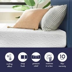 13 Inch Signature Gel Memory Foam Mattress, Cooling Gel Infusion, Queen (ML-EGM-13Q), White 21 13 Inch Signature Gel Memory Foam Mattress, Cooling Gel Infusion, Queen (ML-EGM-13Q), White -Delta Children Shop 51v1DJa0fOL