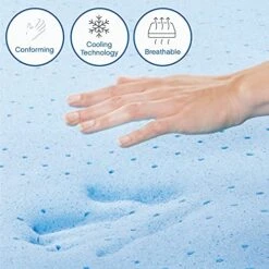 Ool Gel Ventilated Memory Foam 10-Inch Mattress | CertiPUR-US Certified | Bed-in-a-Box, Twin XL, White -Delta Children Shop 51vA8WR9VFL 1