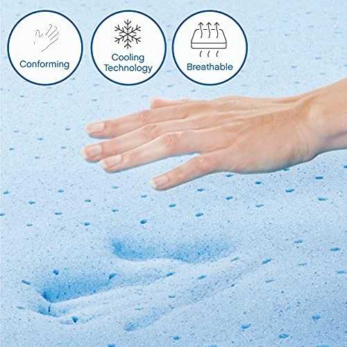 Ool Gel Ventilated Memory Foam 12-Inch Mattress | CertiPUR-US Certified | Bed-in-a-Box, King 6 Ool Gel Ventilated Memory Foam 12-Inch Mattress | CertiPUR-US Certified | Bed-in-a-Box, King - Image 4