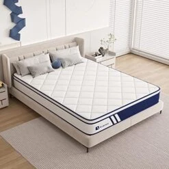 Queen Mattress, 12 Inch Hybrid Queen Size Mattress In A Box With Gel Memory Foam, Individual Pocket Coils For Pressure Relief And Motion Isolation, Medium Firm Queen Mattresses -Delta Children Shop 51vDT1WZIAL. AC