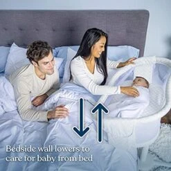 HALO BassiNest Swivel Sleeper, Baby Bassinet, Essentia Series, Nautical Net (Retired) 9 HALO BassiNest Swivel Sleeper, Baby Bassinet, Essentia Series, Nautical Net (Retired) -Delta Children Shop 51vGNYkCbML