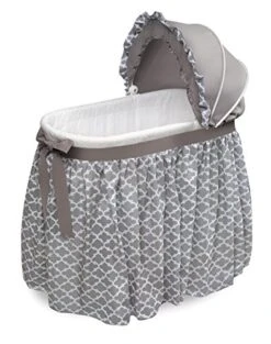 Wishes Oval Rocking Baby Bassinet With Bedding, Storage, And Pad -Delta Children Shop 51w1P2xCOL