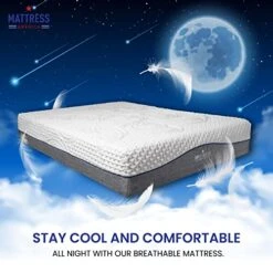 12 Inch Revive Gel Memory Foam Mattress Full Comfort | Advanced Gel Technology To Maintain Body Temperature | CertiPUR-US Certified | California King 11 12 Inch Revive Gel Memory Foam Mattress Full Comfort | Advanced Gel Technology To Maintain Body Temperature | CertiPUR-US Certified | California King -Delta Children Shop 51yErEUOlYL
