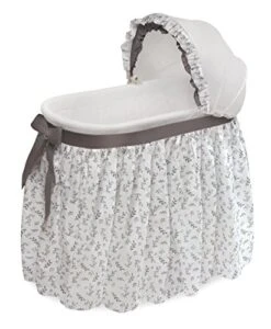 Wishes Oval Rocking Baby Bassinet With Bedding, Storage, And Pad -Delta Children Shop 51yNDCjBOVL