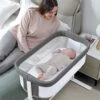 RONBEI Bassinet,Bedside Bassinet For Baby Breathable Mesh Baby Bassinet, Easy To Assemble Lightweight Portable Bassinets For Newborn Infants … -Delta Children Shop 51yS1sYxjUL