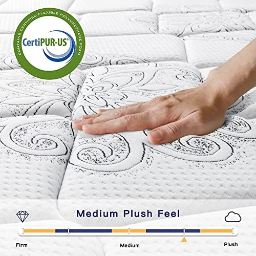 10 Inch Multilayer Hybrid Twin Mattress - Multiple Sizes & Styles Available, Ergonomic Design With Memory Foam And Pocket Spring/Medium Plush Feel 7 10 Inch Multilayer Hybrid Twin Mattress - Multiple Sizes & Styles Available, Ergonomic Design With Memory Foam And Pocket Spring/Medium Plush Feel - Image 5