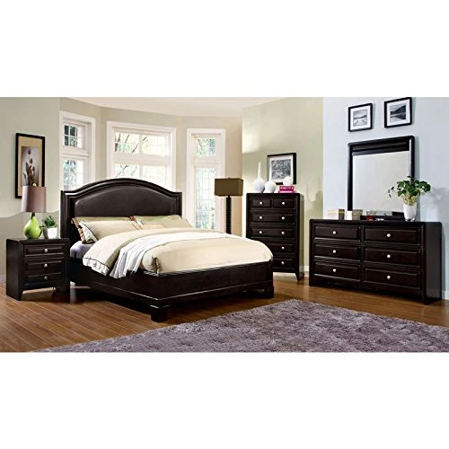 At Home Winsor Elegant Style Espresso Finish Queen Size 6-Piece Bedroom Set 3 At Home Winsor Elegant Style Espresso Finish Queen Size 6-Piece Bedroom Set