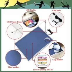 Bedroom Bedside Rack, Bunk Bed Bedside Storage Rack，Removable Bedside Tray, With USB Charge Ports +Night Light + Leather And Cupholder， Suitable For Bedroom/bunk Bed College Dorm Room Essentials. -Delta Children Shop 612ZGJNGd0L