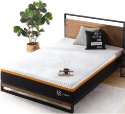 INUS 12 Inch Cooling Copper ADAPTIVE Pocket Spring Hybrid Mattress / Moisture Wicking Cover / Cooling Foam / Pocket Innersprings For Motion Isolation / Mattress-in-a-Box, Queen, Off-white -Delta Children Shop 61G1Ot0oQgL. AC