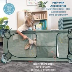 ECR4Kids Stackable Cozy Cot With Storage, Classroom Furniture, Sage, 6-Pack 15 ECR4Kids Stackable Cozy Cot With Storage, Classroom Furniture, Sage, 6-Pack -Delta Children Shop 61Vm5tBiDjL